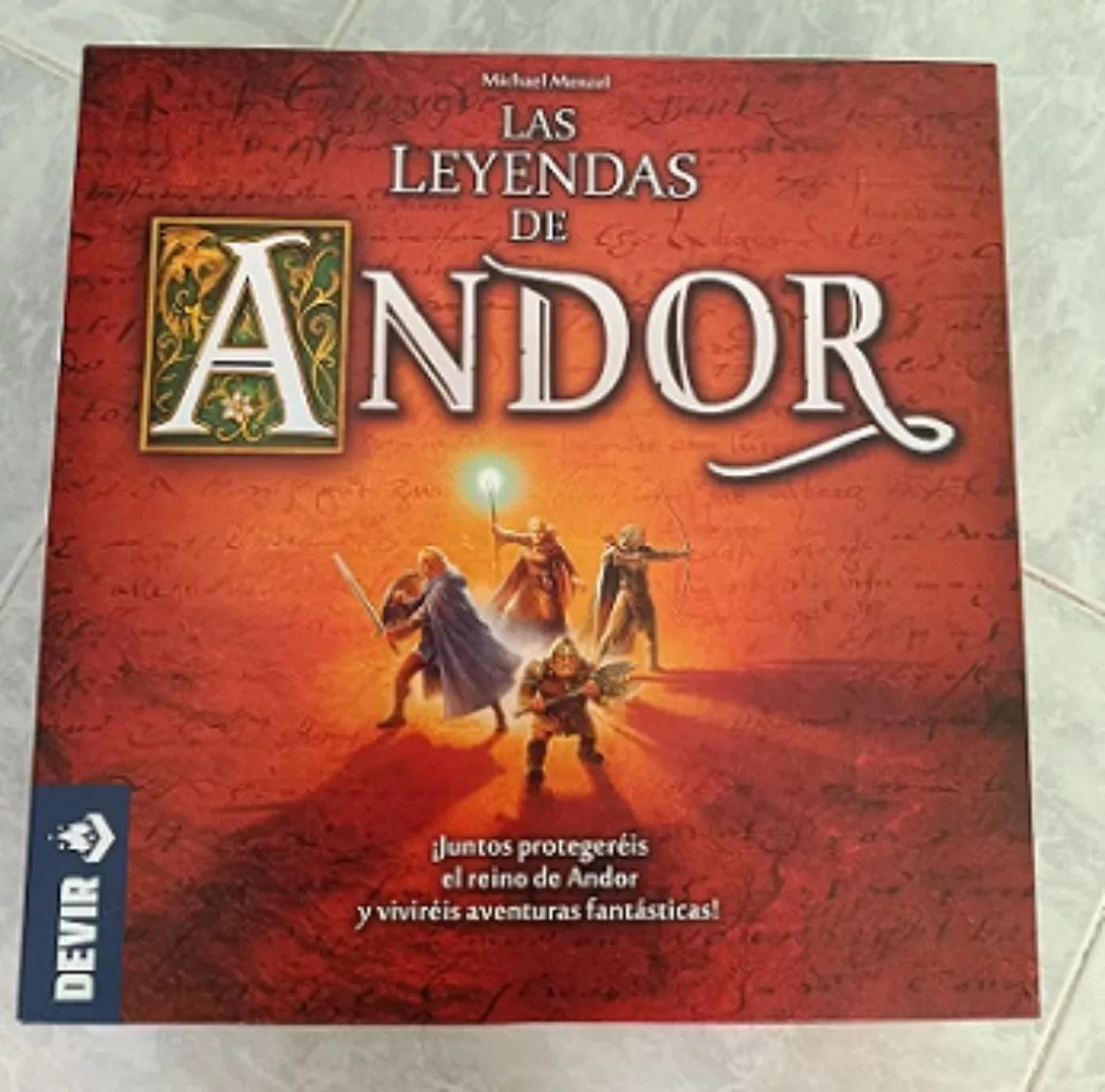 elegir juego de mesa las leyendas de andor caja