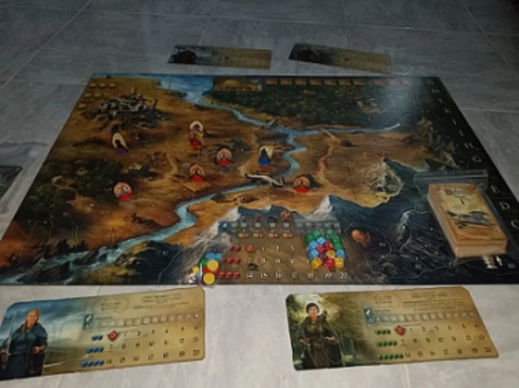 elegir juego de mesa las leyendas de andor partida