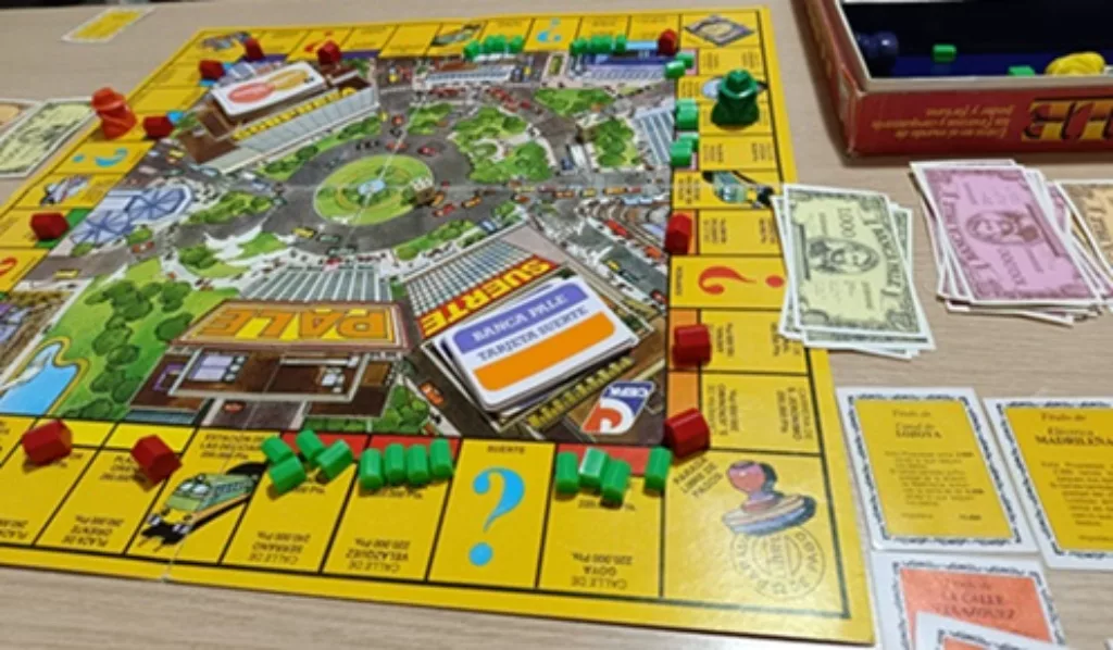 elegir juego de mesa monopoly partida
