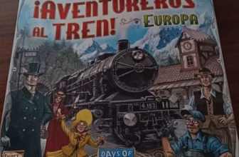 Portada del juego de mesa Aventureros al Tren Europa